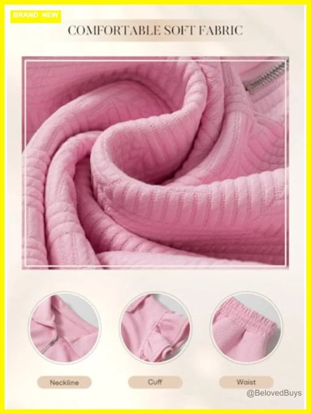 V Neck Ruffle Short Sleeve Polo Quarter Zip Pullover Lounge Set